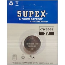 Supex Extra Long Battery CR3032 3V Lityum Pil