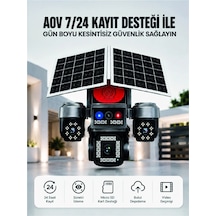 Mey İthalat 4g Sım Kartlı Uzaktan İzlemeli Akıllı Güvenlik Kamerası Çift Yönlü Ses