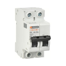 Günsan Valta Otomatik Sigorta 2 Kutup 6kA C Tipi 10A