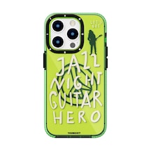 İphone 14 Pro Max Uyumlu Kılıf Şeffaf Renkli Yazı Temalı Tasarım Youngkit Jazz Serisi