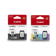 Canon Pg 46 / Cl 56 Pixma E404/E414/E464/E484 Siyah Renkli Kartuş