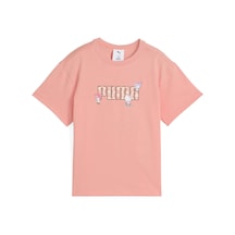 Puma X Hk&fr Graphic Tee Pembe Kız Çocuk T-shirt & Polo