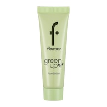 Flormar Green Up Kremsi Dokulu & Yarı Mat Bitişli Vegan Fondöten 001 Light