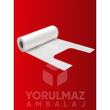 Yorulmaz Ambalaj Şeffaf Büyük Boy Rulo Poşet Dayanıklı, Çok Amaçlı, Gıda Saklamaya Uygun, Ev & Mutfak İçin Pratik