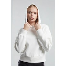 Kadın Beyaz Sweatshirt Whıte