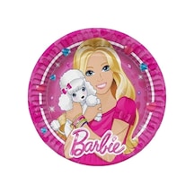 Barbi 8 Li Tabak Doğum Günü Parti Malzemeleri Pembe Tüm Yaşlar