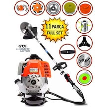 Eisenn German GX-11 Maxtorq Sırt Tipi Benzinli Ot Çalı Çim Biçme Tırpanı + Tam Takım Halı Yıkamalı