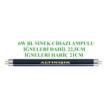6 Watt Blb Mor Işık Para Kontrol Floresan Ampul 6W Blb 21Cm