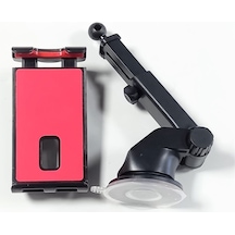 Carub Ipad-Telefon Tutucu Vantuzlu Ayarlı Kızaklı