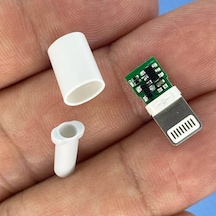 Ic-266b-2 Erkek Apple iPhone Uyumlu Lightning Şarj Soketi Kablo Tipi Konnektör Seti