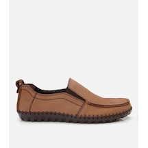 Hotiç Erkek Nubuk Deri Bej Rahat Günlük Loafer