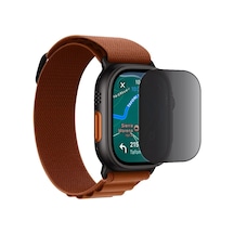 Apple Watch Ultra 3 İçin Privacy Gizlilik Anti-spy Ekran Koruyucu 2 Adet , Mat, Parmak İzi Bırakmaz, Yandan Görünmeyi Engeller Çok Renkli