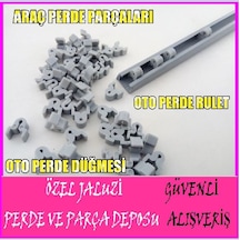 Oto Perde Rulet-Oto Perde Düğmesi-Oto Perde Ray Plastiği-Rulet