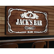 Bk Gift Kişiye Özel Kabartma Tasarım Ahşap Bar Tabelası, Home Bar Tabela, Rustik Ev Dekorasyonu, Duvar Dekoru-19