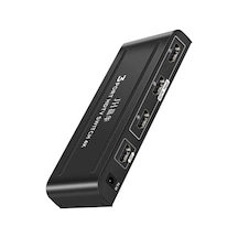 3 Port Hdmı Switch 4k Ultra Hd, 3 Giriş 1 Çıkış Hdmı Anahtarlayıcı, Uzaktan Kumandalı Çoklayıcı, Ps5 Xbox Tv Box Pc Monitör Projektör Uyumlu, Metal Gövde Q508