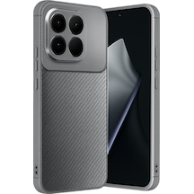Xiaomi Mi 15t Uyumlu Auto Focus Karbon Kapak - Gri