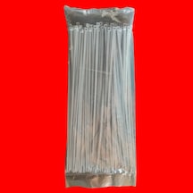 Renkli Kablo Bağı Plastik Cırt Kelepçe 3,6x250 Gri 200 Adet