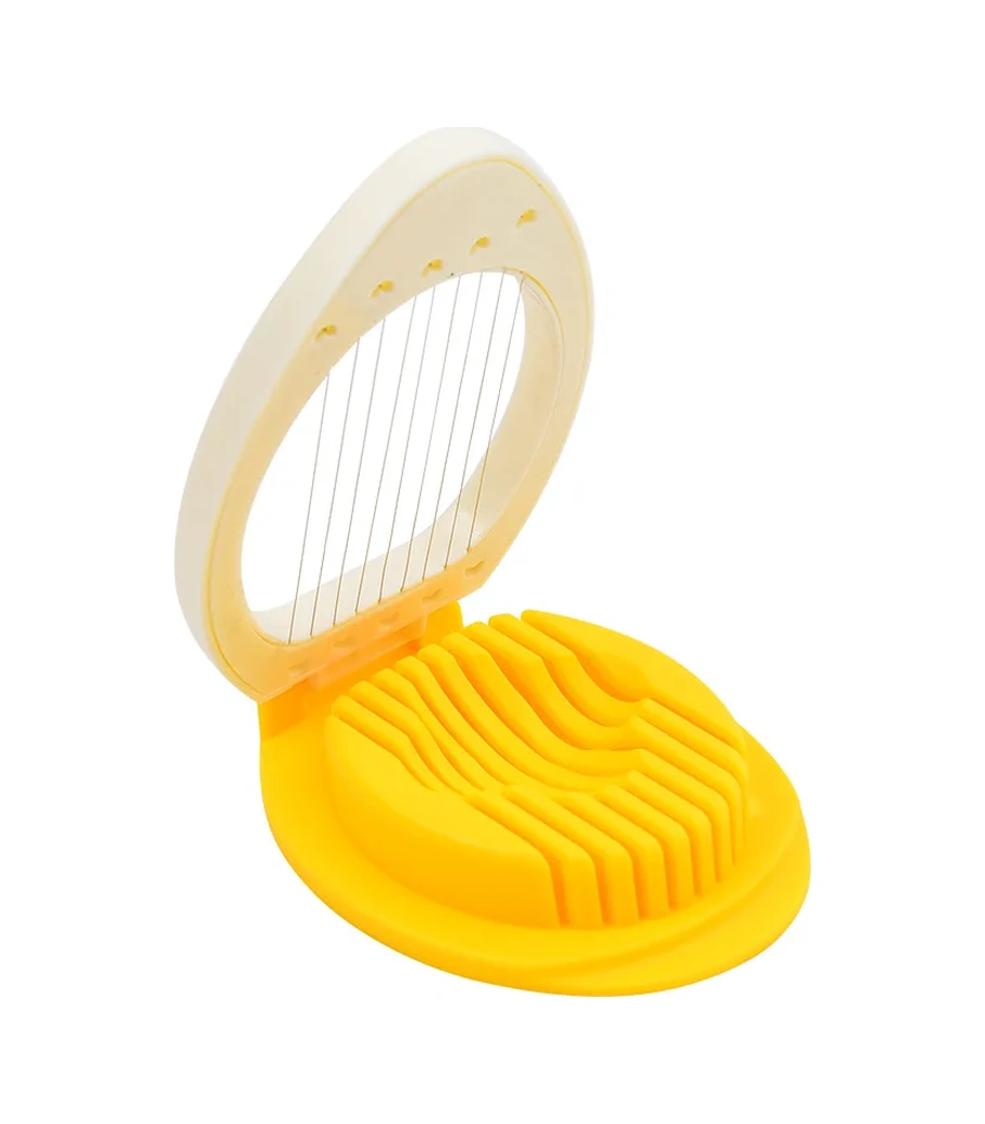 Liangmei 1 Adet Paslanmaz Çelik Çok Amaçlı Yumurta Kesici Işık Beyaz - Sarı