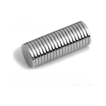 25 Adet - Yuvarlak Neodyum Mıknatıs, 7x1,5 Mm, Güçlü Magnet, N35 Kalite