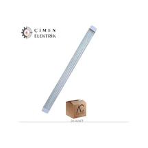 20 Adet Ac 3630 Kristal 80w Led Band Armatür 6400k Beyaz Işık Beyaz