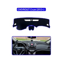 Chevrolet Cruze 2012+ Torpido Koruma Halısı Mavi Kenar