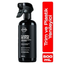 Nasiol Cabinshine Trim ve Plastik Korucuyu/Yenileyici 500 ML Plastik Yüzey Torpido Parlatıcı Bakımı
