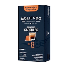 Moliendo No:8 Nespresso Uyumlu Alüminyum Kapsül Kahve 10'lu