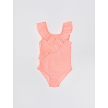 Deep Beach Fırfırlı Dokulu Kumaş Kız Çocuk Mayo Db200789cm 001