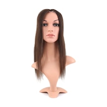 Ön Kısmı Ekstra Tül Koyu Kestane Baby Taban Tepelik - 13x14cm
