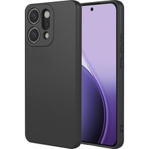 Oppo Reno 14 Uyumlu First Silikon - Siyah