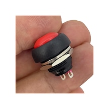 Ic-184 Kırmızı Plastik Push Buton 12mm Pbs-33b