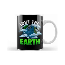 Love The Earth Hipster Cute Hippie Mother Earth Kupa Bardak Porselen Karışık