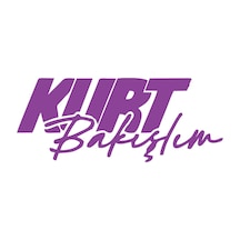 Kurt Bakışlım Araba Sticker 17x17 Cm Mor