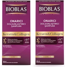 Bibolas Keratin Collagen Onarıcı Dolgunlaştırıcı Şampuan 360 Ml 2 Adet