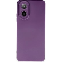 Uryport Oppo A38 Kılıf Nano İçi Kadife Silikon - Mor