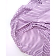 Bordo Pembe Beyaz Boyuna Çizgili Poplin Kumaş Gömleklik & Elbiselik En: 135cm-12597 Bordo,pembe,beyaz