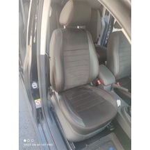 Volkswogen Caddy 2012 2014 Arası Uyumlu Siyah Taytüyü Siyah Deri Karışımı Kırmızı Ip
