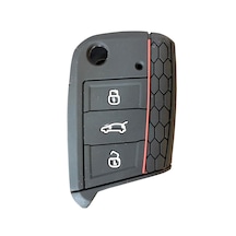 Vw Golf Uyumlu 7 Leon Silikon Araba Araç Oto Anahtar Kumanda Kılıfı Kabı