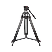 Tatsujin 0508B Pro Broadcast Profesyonel Video Tripod 190CM 9 kg