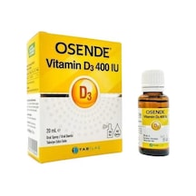 Osende Vitamin D3 400 Iu Damla Sprey 20 ML