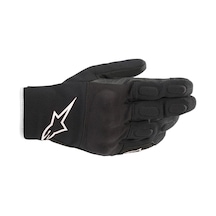 Alpinestars S-max Drystar Wp Korumalı Motosiklet Eldiveni Siyah Beyaz