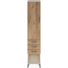Hyperion Dolap 3 Raflı 3 Çekmeceli Tek Kapaklı 44x44x221 Aytaşı-çam Aytası