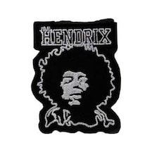 Zepplin Giyim Jimi Hendrix Patch Yama Siyah