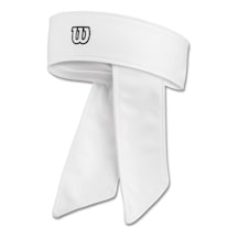 Wilson Dri Fit Head Tie Bandana Tenisçi Kafa Bandı Beyaz Wr500110