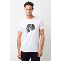 System Of A Down Baskılı Beyaz Erkek Tshirt (528979245)
