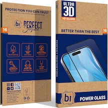 Bi 3d Power Glass Apple Uyumlu   iPhone 16 Pro Ekran Koruyucu