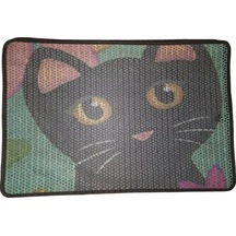 Nanbell Büyük Elekli Çift Katlı Kedi Kumu Paspası 75x59 Cm Desenli No:4