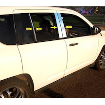 Jeep Compass 2011-2016 Krom Kapı Direk Aksesuarı 6 Parça P. Çelik