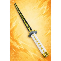 Kazanova Design Zenitsu Agatsuma Demonslayer Anime Katlanabilir Katana Detaylı Versiyon