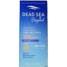 Dead Sea & Beyond Sunsafe Facial For Oily Skin Güneş Kremi SPF50 50 ML